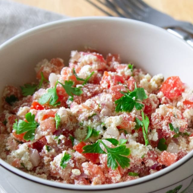 Shanklish Salad.