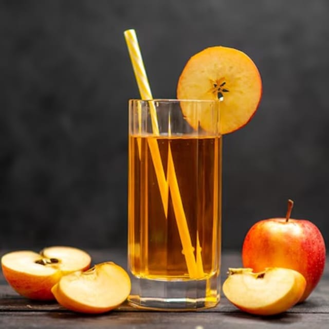 Freshly Squeezed Apple Juice.