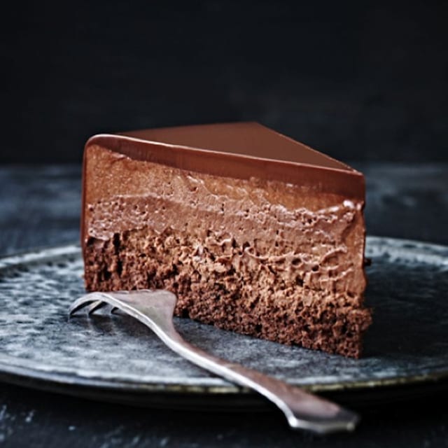 Chocolate Mousse Cake.