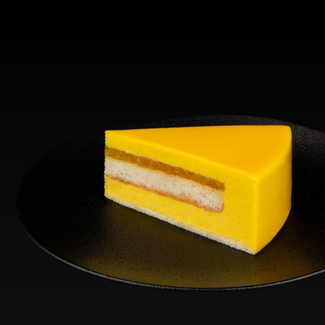 Mango Mousse cake.