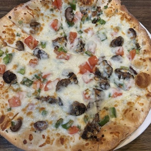 Lamb Pizza.
